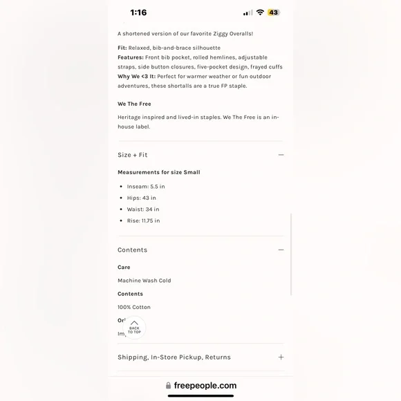 NWT FREE PEOPLE WE THE FREE Ziggy Shortalls In Sunny Lime MSRP $88 - Picture 5 of 11